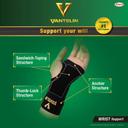 Vantelin Wrist Support Black Size Large 