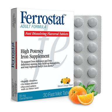 Ferrostat Adult Fast Disolving Flavored Tablet 30s