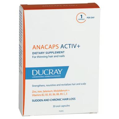 Ducray Anacaps Active+ Anti Hair Loss Supplements Capsule 30s
