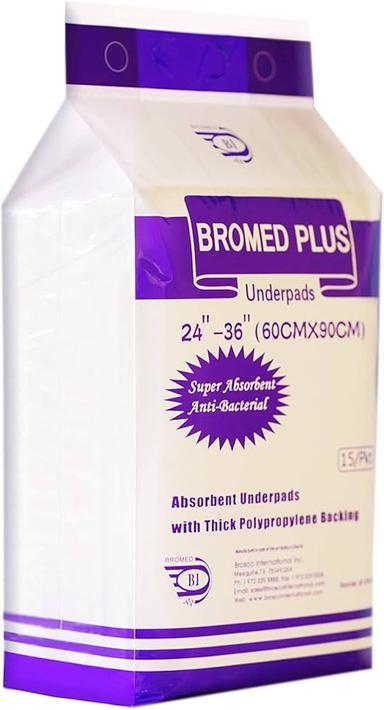 Bromed Plus 60 cm x 90 cm Underpads 15s