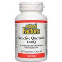 Natural Factors Bioactive Quercetin EMIQ, 50 mg, 60 Veggie Capsules