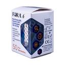 FORA 6 HB.GLUCOSE.HCT TEST STRIP 50S