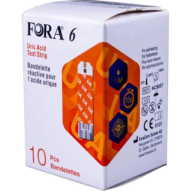 Fora 6 Uric Acid Test Strip 10s