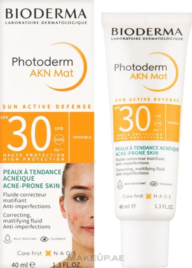 Bioderma Photoderm Akn Mat Sunscreen Spf 30 Fluid 40ml