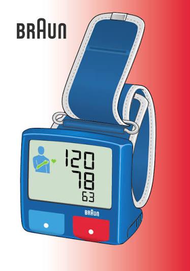 Braun Blood Pressure 2550 Sensor Control