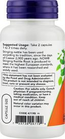 Now Nettle Root Extract 250mg Capsule 90s