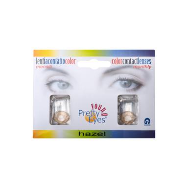 Young Pretty Eyes Color Contact Lenses - Monthly Hazel