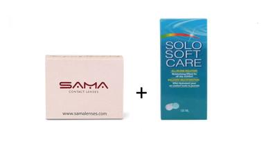 Sama Dove Gray Monthly Contact Lenses