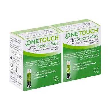 One Touch Select Plus Strip 50s 1+1 Offer