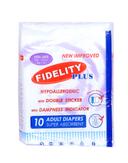 FIDELITY PLUS ADULT DIAPER XL 10S
