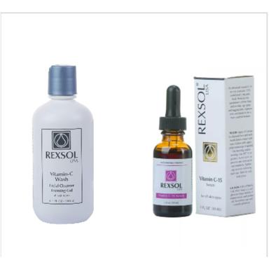 Rexsol Vit C Serum 50ml + Vit C Wash Foaming Gel 240ml