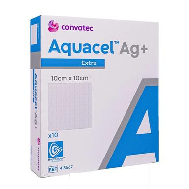 Aquacel Ag+extra Wound Dress 10cm*10cm 10s