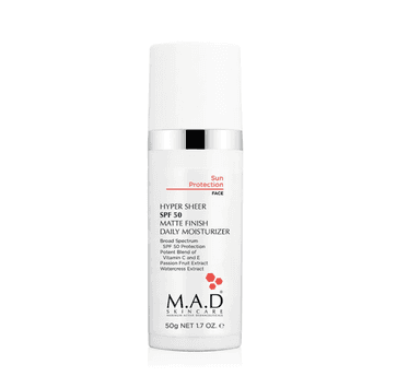 Mad Hyper Sheer Spf50 Matte Finish Daily Moisturizer 50ml