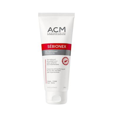 Acm Sebionex Cleansing Gel Purifies Oily Skin 200ml