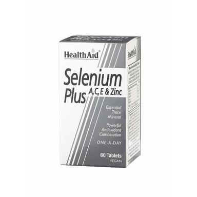 Health Aid Selenium Plus (vitamins A, C, E & Zinc) Tablet 60s