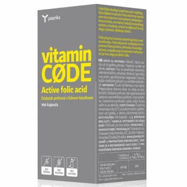 Yasenka Vitamin Code Active Folic Acid Capsules 100s