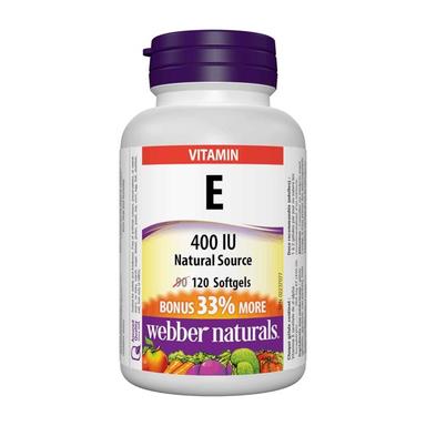 Webber Naturals Vitamin E 400iu Softgels 90s