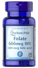 Puritan's Pride Folic Acid 400mcg Tablet 250s