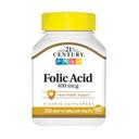 21St Century Folic Acid 400Mcg 250'S