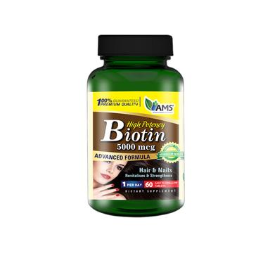 Ams Biotin 5000 Mcg Tab 60s