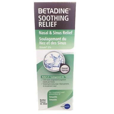 Betadine Soothing Relief Nasal & Sinus Spray
