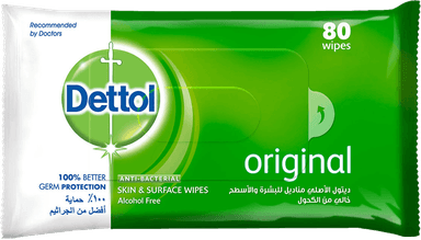 Dettol Original Wipes 80s