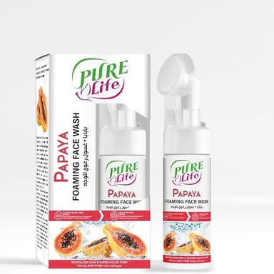 Pure Life Papaya Foaming Face Wash With Silicone Brush 150ml