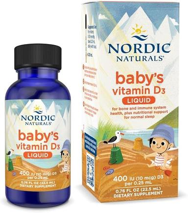 Nordic Naturals Vitamin D3 400iu Liquid 22.5ml