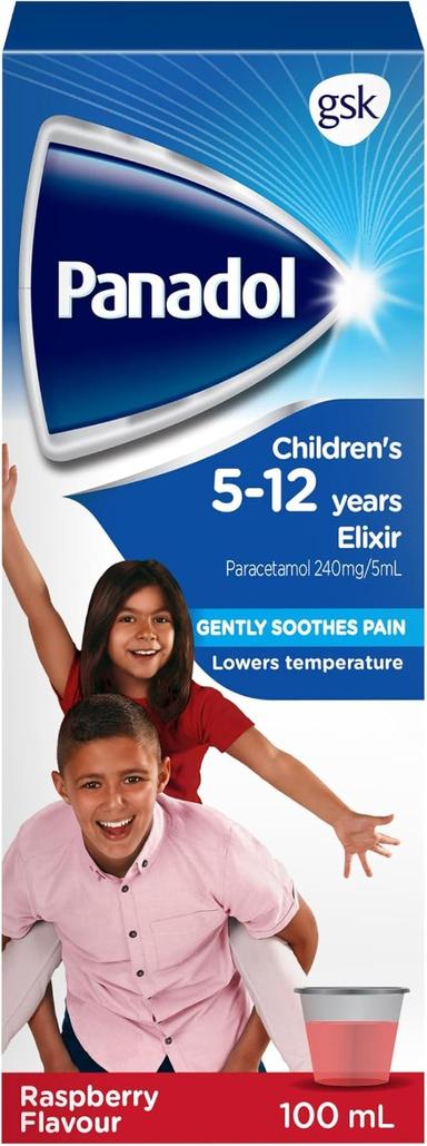 Panadol 5-12 Years Elixir 100ml