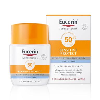 Eucerin Mattifying Sunfluid Sensitive Skin Spf50+ 50 Ml