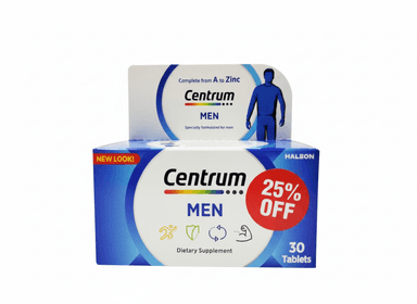 Centrum Men Tablet 30s 25% Off