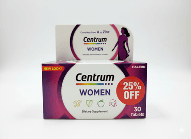 Centrum Women Multivitamin Tablet 30s 25% Off