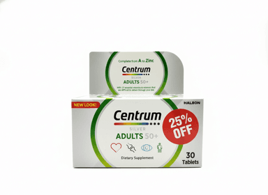 Centrum Silver Adult 50+ Tablet 30s 25% Off
