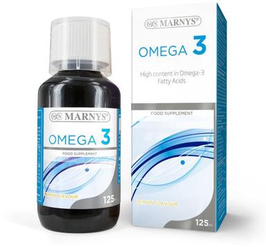 Marnys Lemon flavored Omega 3 125 ml