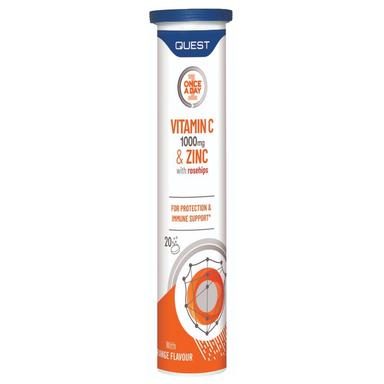 Quest Once A Day Vitamin C + Zinc Effervescent Tablet 20s