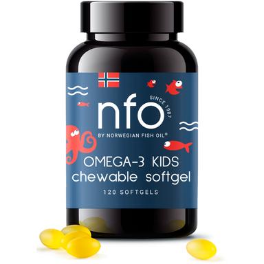 Nfo Omega 3 Kids Chewable Softgels 120s