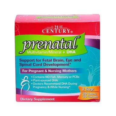 21st Century Prenatal Dha 30 Tablet + 30 Softgels