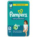 Pampers Rash Protection Diapers Size 5 14s