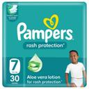 Pampers Rash Protection Diapers Size 7 30s