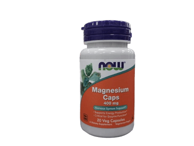 Now Magnesium 400mg Vegan Capsule 20s
