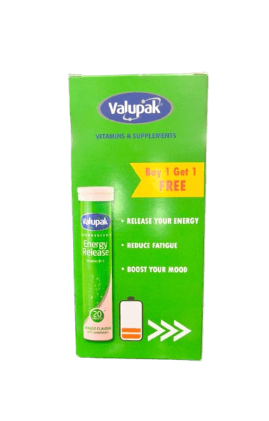 Valupak Energy Release Effervescent Tablet 20s Buy 1 Get 1 Free